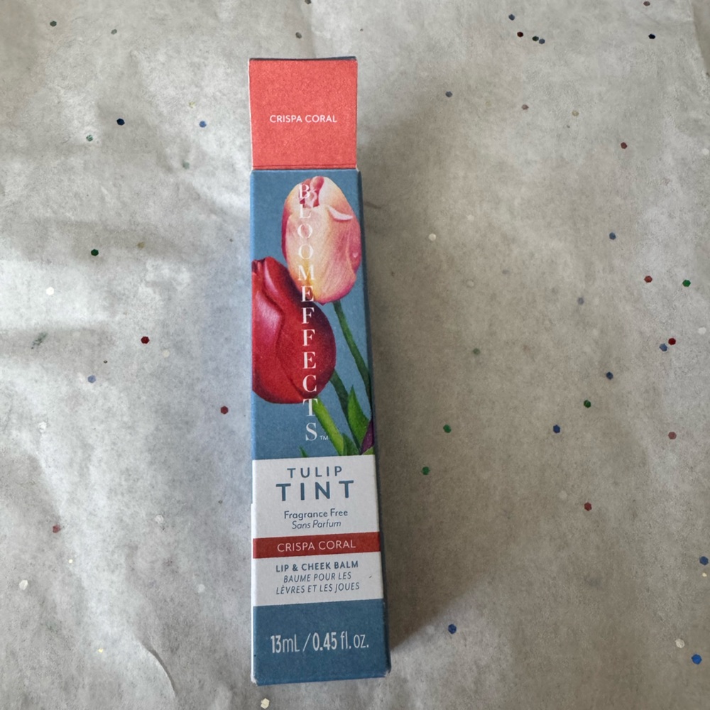 Bloomeffects - Natural Tulip Tint Lip + Cheek Balm CRISPA CORAL